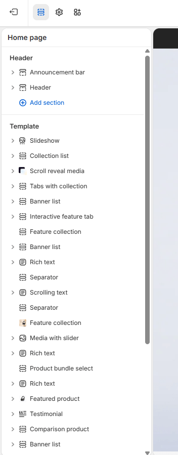 Customization Settings