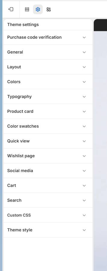 Customization Settings
