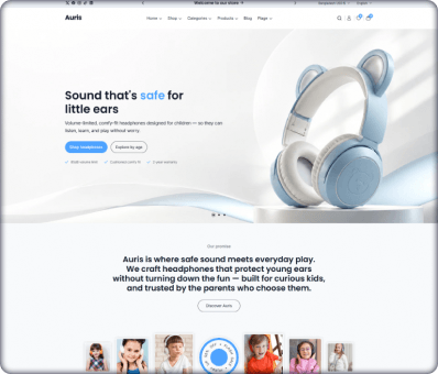 auris - Headphone and Audio Store Shopify Theme