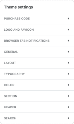 Customization Settings