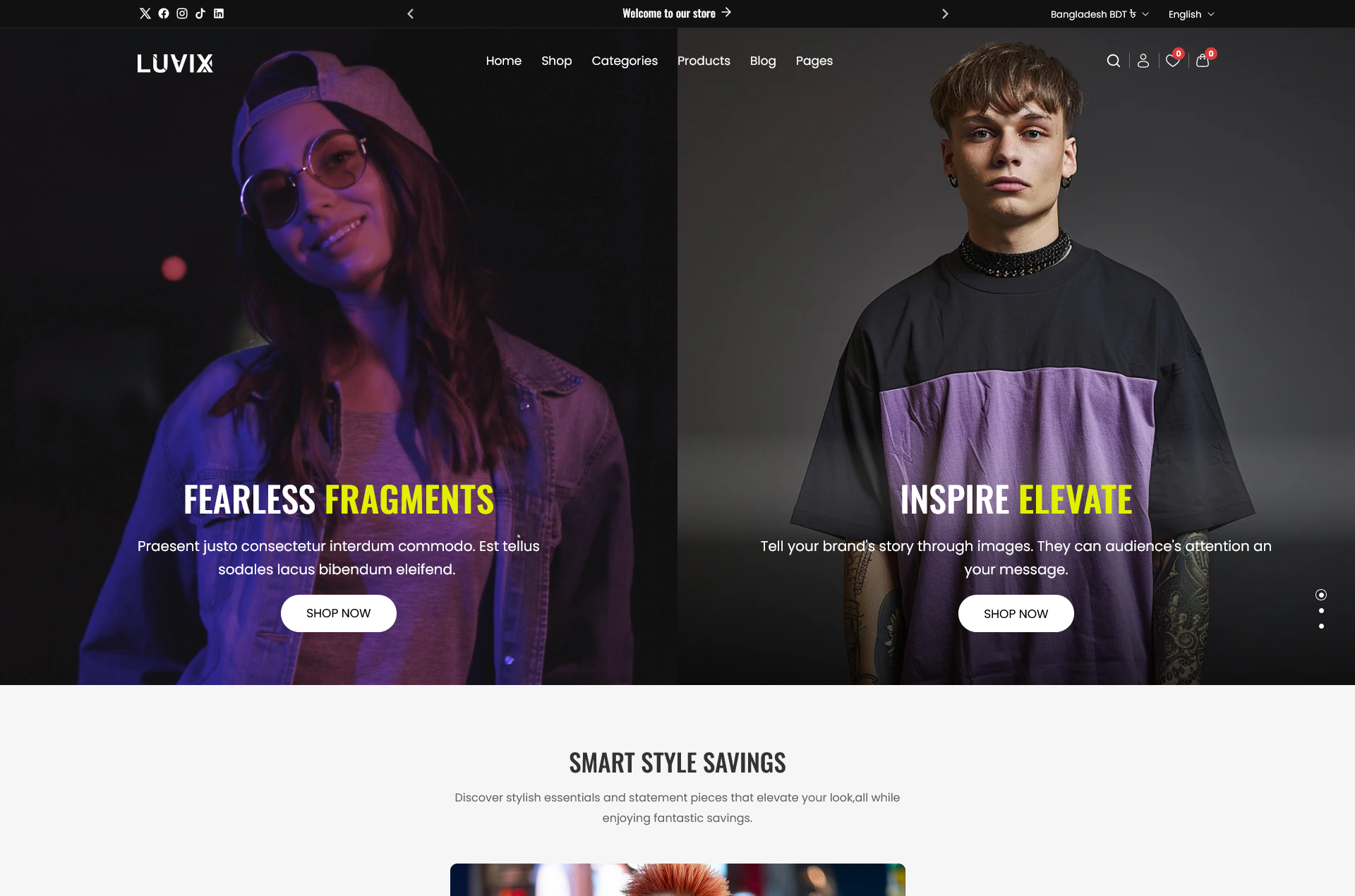 Customization Settings