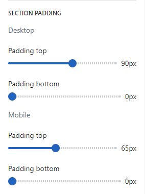 Customization Settings