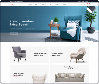 Furea - Furniture eCommerce HTML Template — React theme